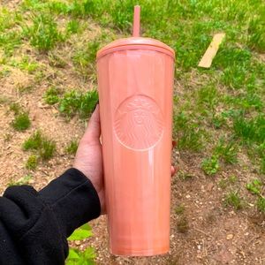 2021 Peach Marble Starbucks Cup 🤍🤍🤍